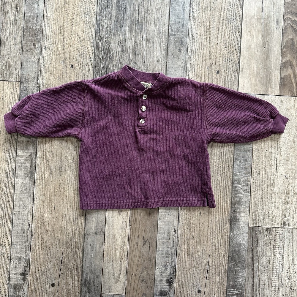 The Children's Place 100% Cotton V-Neck Sweater in Purple Size‎ 2T *stain